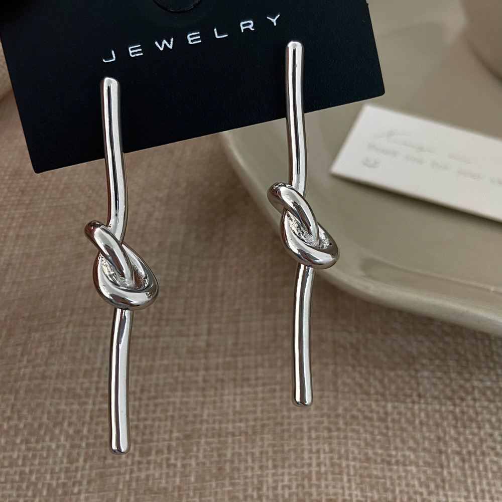 1 Pair Quantity Street Occasion 1 Pair Simple Style Solid Color Copper Drop Earrings