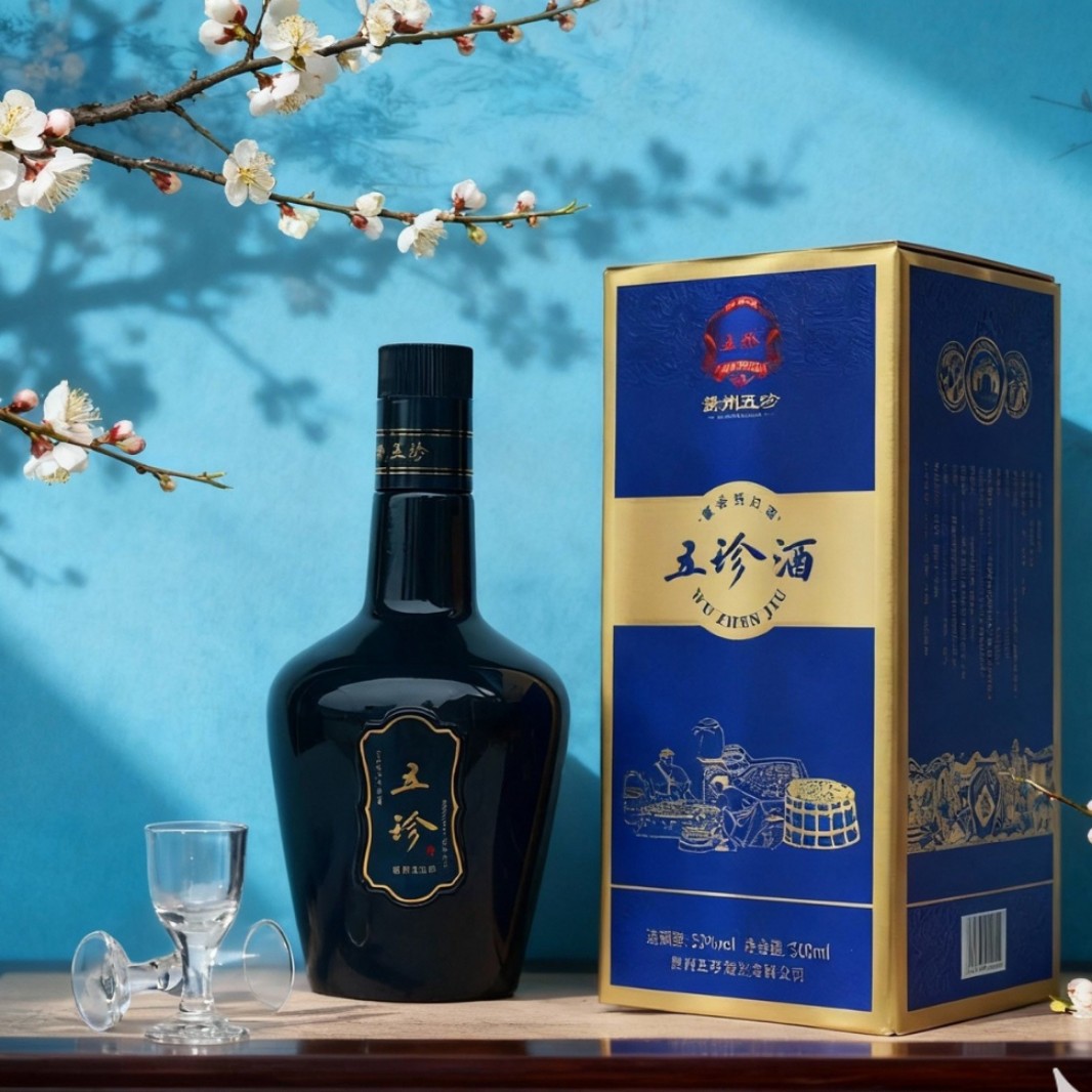 五珍酱香型白酒53度纯粮食大曲坤沙酒整箱6瓶礼盒装窖藏老酒珍藏