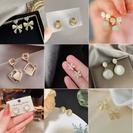 项链;耳钉;耳环