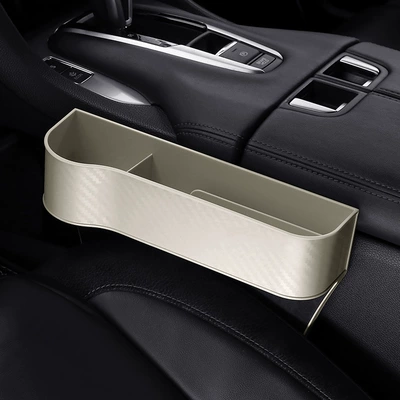 Car storage bag/box Car Supplies Plastic Storage Bag - carbon-fiber-pattern-plastic-driver-beige