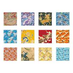 故宮淘寶文創織繡國風生日教師節節日祝福賀卡小卡片感帶信封