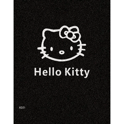 Electric vehicle foot mat — Scooter Foot Mat Modification Accessories - black-hello-kitty