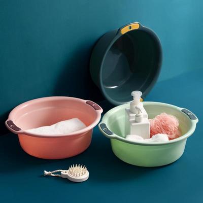 Plastic Washbasin household Large thickening baby washing clothes student dormitory Wash one's face Storage Bowl Footbath