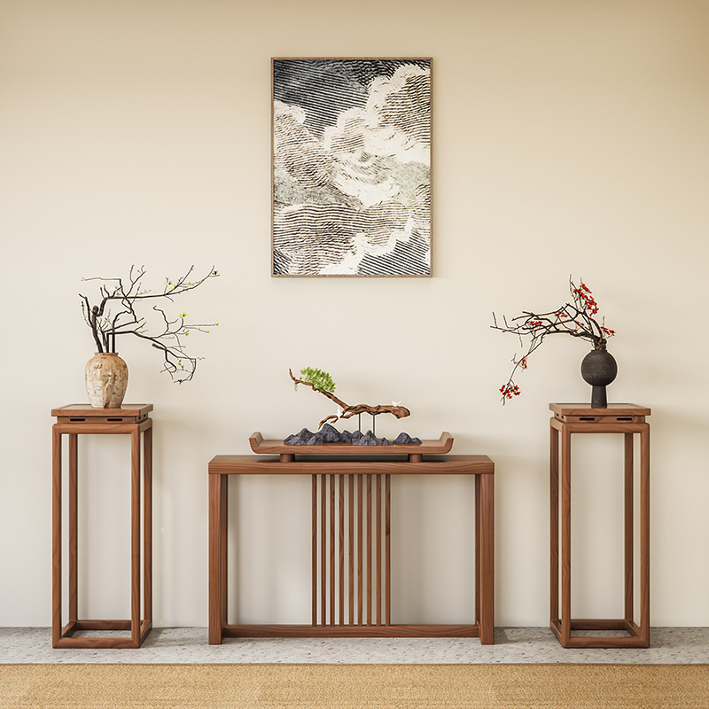 [신규] 새겨진 꽃 현관