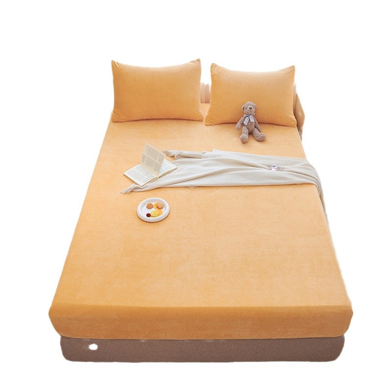 Cama de lana de leche de clase A sábanas de franela cubiertas de cama dormitorio de estudiantes de lana de coral cubierta de cama