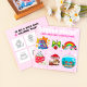 New cross-border coloring book 22 pages cartoon youth coloring book cute simple relaxation large size coloring book