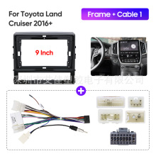 车载dvd收音机面框适用丰田/兰德酷路泽V82016-2019方向盘