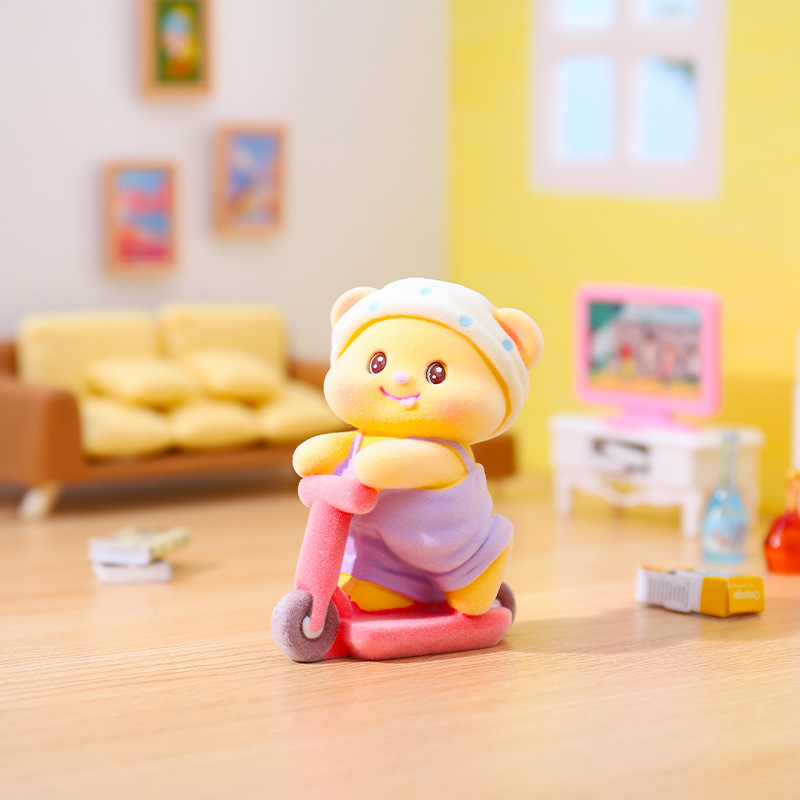 创意桌面摆件泡泡熊的悠闲时光盲盒可爱卡通儿童玩具厂家直销饰品|undefined