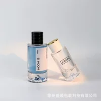 Оптовая продажа 30 ml5 0ml/100ml прозрачная стеклянная бутылка дураков цилиндрический горный спрей бутылка косметика голая бутылка с коробкой
