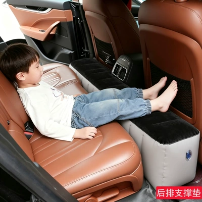 Inflatable Back Seat Mattress Support Cushion: Vehicle-mounted inflatable bed