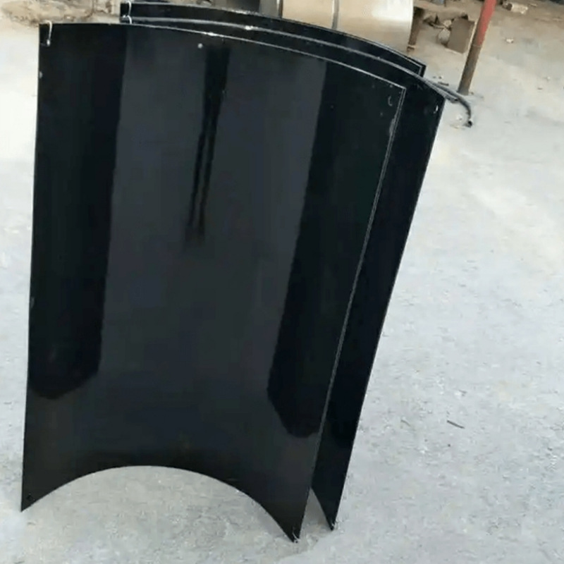 mina esmalte canal de transporte de carbón resistente al desgaste antiaoxidable suave no bloqueado, fácil de instalar