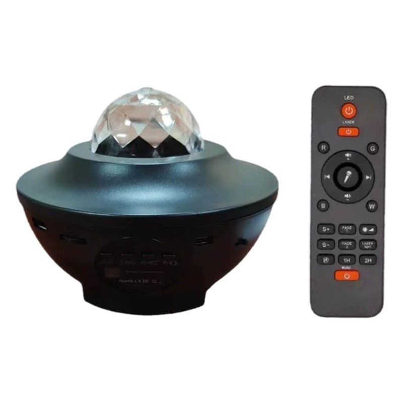 Водный узор световая проекция мечта Северное сияние проекция лазерный свет звездное небо Bluetooth музыкальная атмосфера ночник звездное небо свет