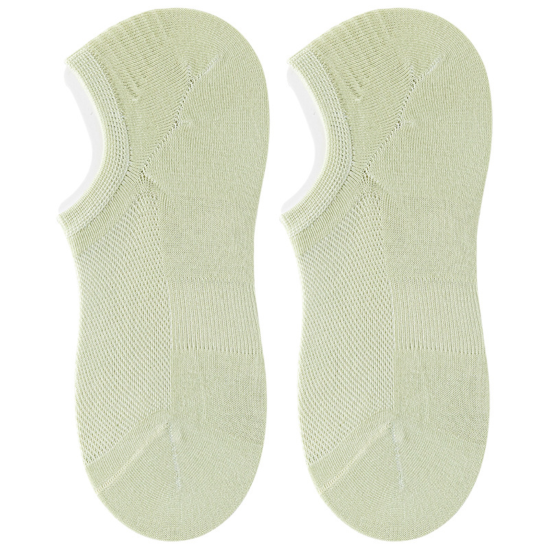 Zhuang Zhixia, calcetines de algodón, calcetines invisibles de malla delgada, calcetines de barco sin hueso, calcetines de talón para mujeres
