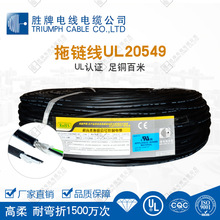 东莞胜牌柔性控制线20549-26A/28C工业机器人电缆/装卸设备拖链线