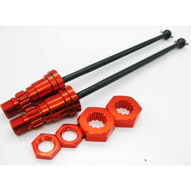 Traxxas 1:5 Xmaxx Electric Monster Truck Upgrade Parts Front and Rear Drive Shafts