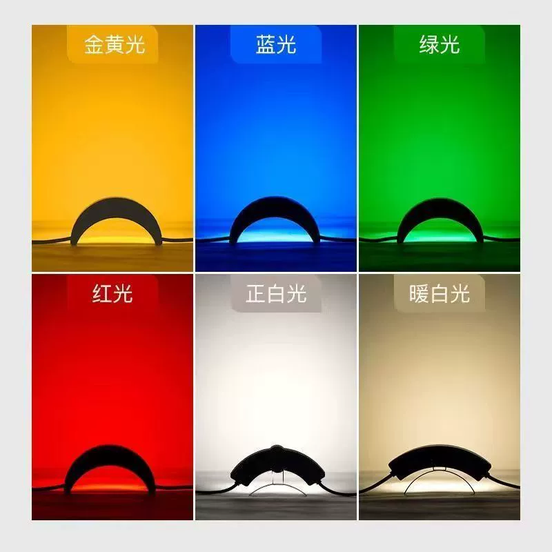 Заводской точечный светодиодный светильник LED3W для наружного освещения, желтый свет, гофрированный светильник, 220В, высокое напряжение, светильник для плитки, светильник для крыши старинного здания, полукруглый светильник