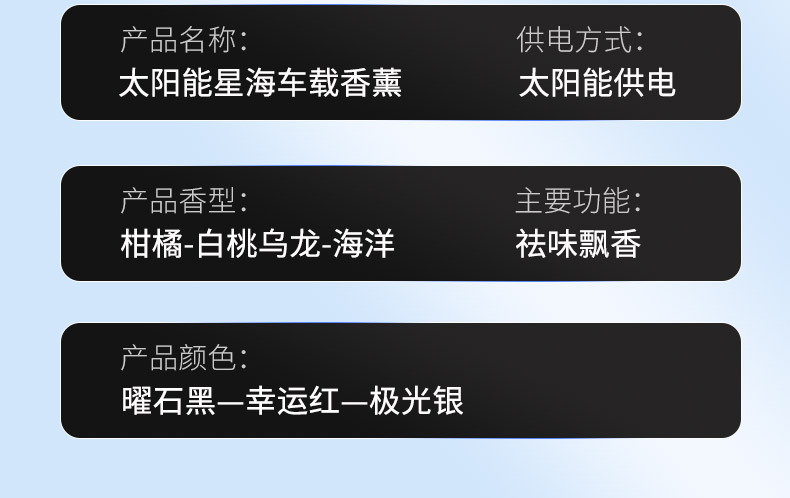 2025 New Car Xinghai Car Interior Imported Breathable Film Light Aromatherapy Double Ring Encounter Light Rotation Scattered Fragrance and Odor Removal