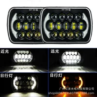 7inch Wrangler Square 13-Bead Moon 60W Рабочий свет Внедорожник Модифицированная фара Мотоциклетная фара