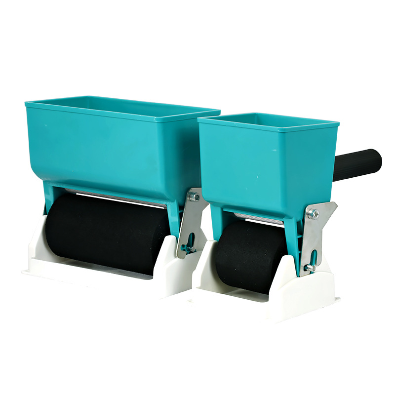 Máquina de encolado manual tipo de tambor máquina de encolado pequeño tablero de pegamento manual papel pintado máquina de encolado cartón pegamento cepillado artefacto