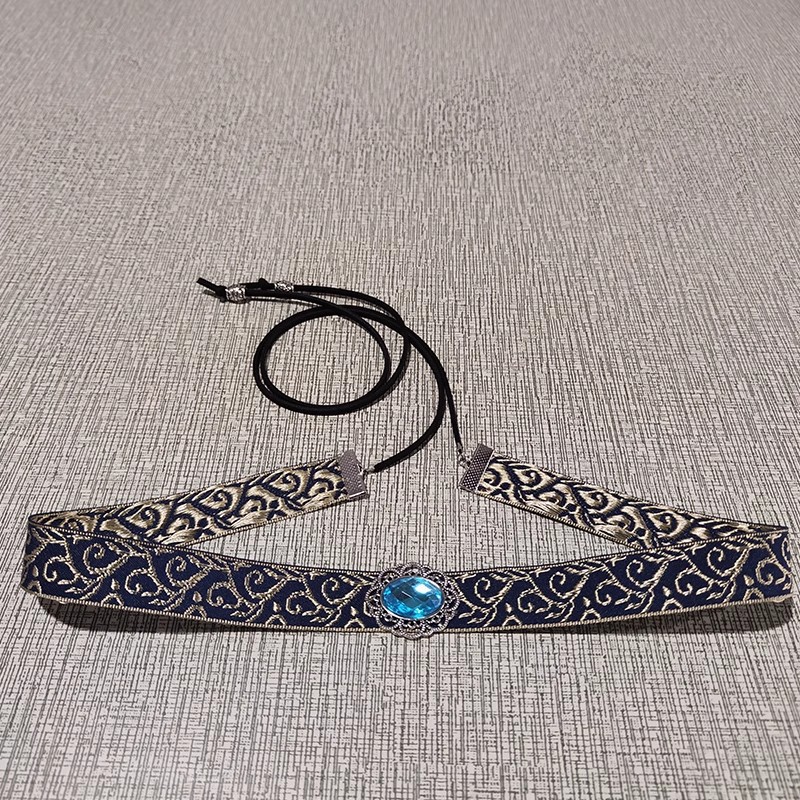 Niños Song vestidos antiguos toque de cabeza frente correa de pelo frente correa de pelo para niños vestidos antiguos de estilo Han2025 nuevos joyas de cejas