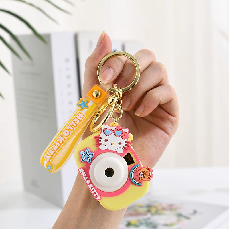 Sanrio, оригинальный мультяшный брелок, для автомобильных ключей, подвеска, аксессуар, высококачественный стиль