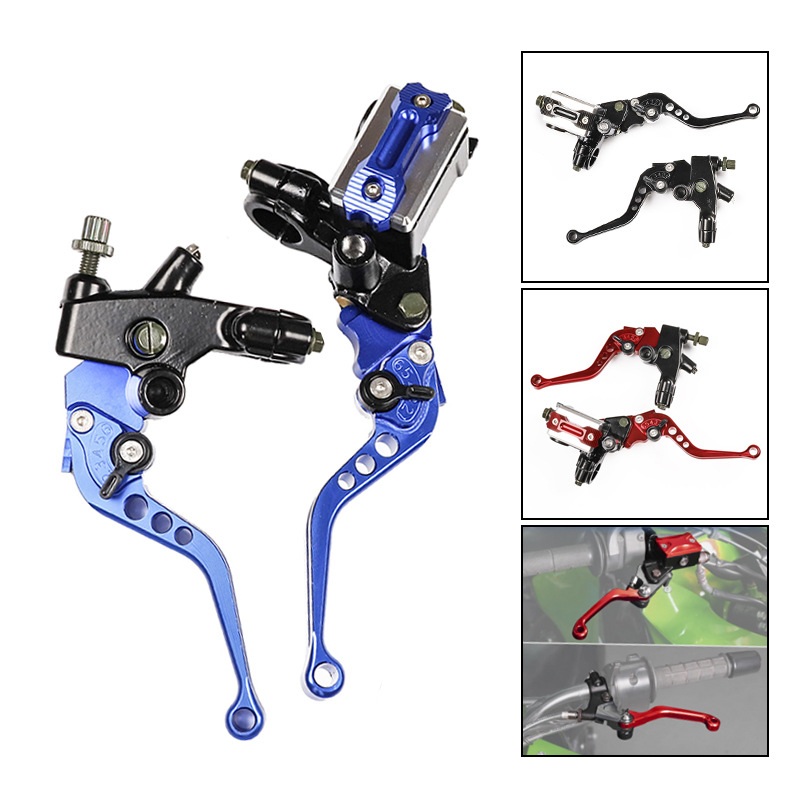 Accesorios de modificación de motocicleta 7/8 22cm palanca de manillar cilindro maestro bomba de freno hidráulico embrague freno de mano