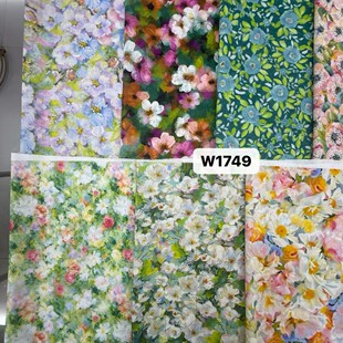 W1749��@�޲�ӡȾ�����ֹ����ﻨ�܈D����������ͯ��DIY�·�