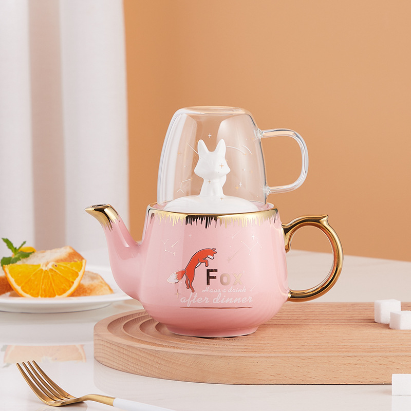 Ins juego de té japonés gran capacidad tetera Amazon Comercio exterior oferta exclusiva logo pequeño regalo fresco