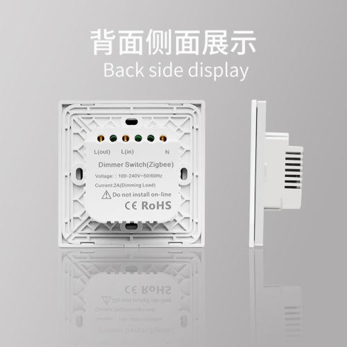 Factory direct sales tempered glass panel dimmer switch smart touch switch WIFI control smart voice control