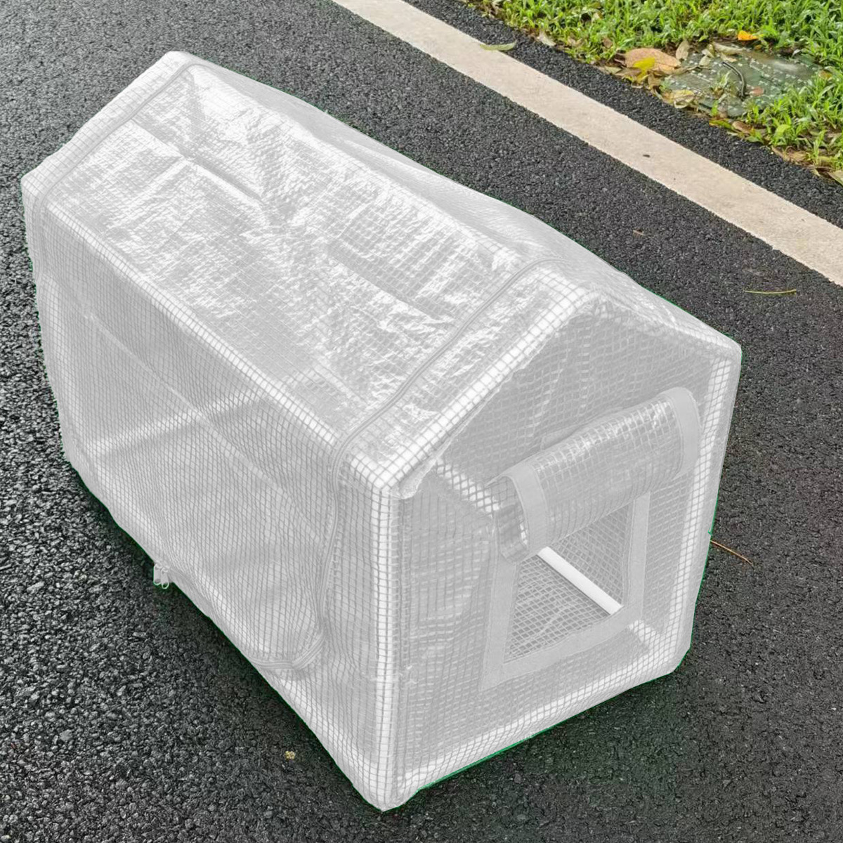 Suministro directo transfronterizo techo de estilo flor soporte suculento invernadero aislamiento invernadero PVC totalmente transparente tienda de crecimiento de plantas image 10