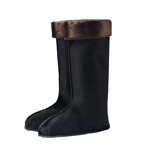 Thick Fleece Waterproof Rain Boots for Men - Winter Long Wool High-Top Medium Rain Boots with Waterproof Inner Liner, Warm Fleece Inner Suit, Insulated Inner Shell