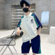 Children's clothing boys summer short sleeve suit 2025 new summer thin big children summer boys sports handsome tide