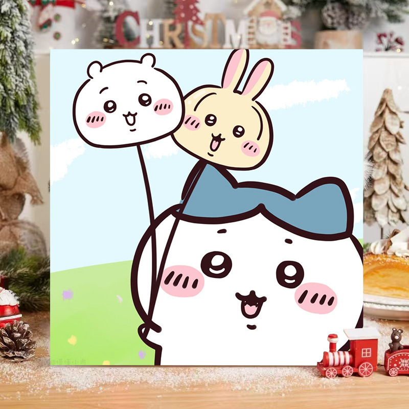 现货批发数字油画diy填色儿童简约手绘涂鸦新中式摆摊丙烯油画|undefined