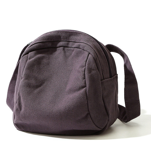 Retro small square bag crossbody canvas bag pure cotton washed cloth bag commuter student class bag simple cloth bag shoulder bag