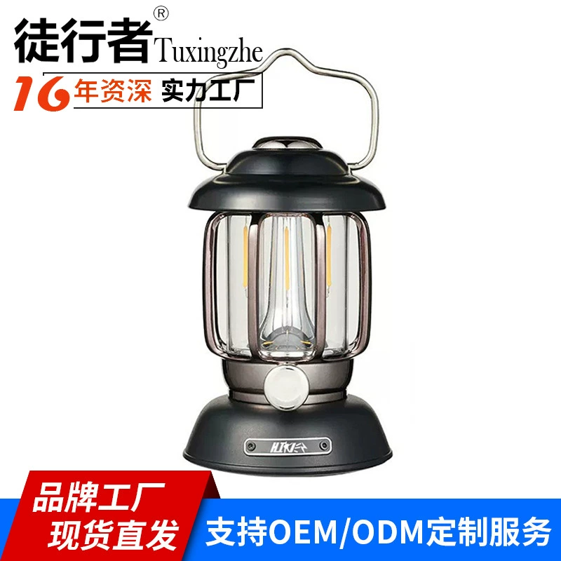 Прямая трансляция взрывного светильника для кемпинга на открытом воздухе длинный срок службы ретро фонарь водонепроницаемый портативный многофункциональный фонарь для кемпинга