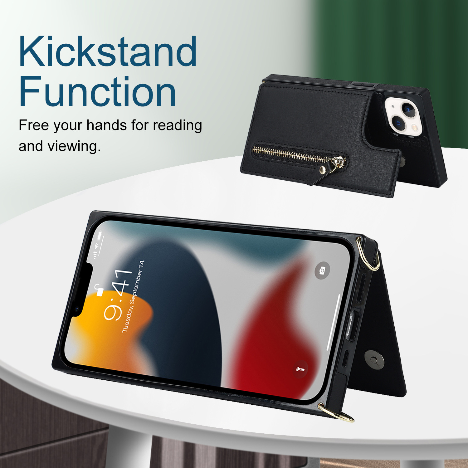Handyhülle Aus Leder Für Iphone Pro Umhängetasche Mit Band_voghion.com
