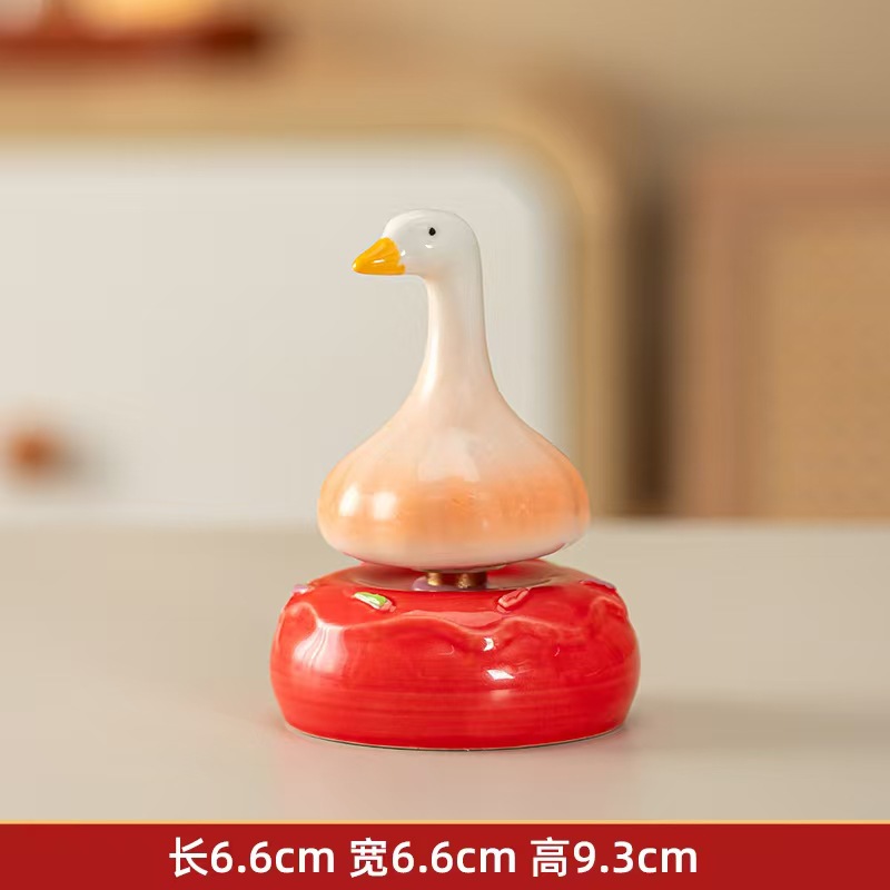 Mayorista lindo gato de ganancia girar la decoración de escritorio Jingdezhen cerámica pequeña decoración cerámica girar decoración