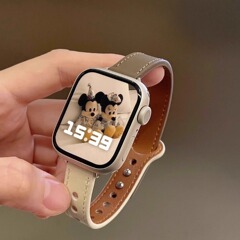 適用アップル腕時計9バンドapple革バンドiwatchs9/8/7/6/5/se女ultra
