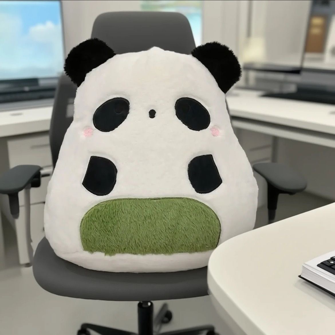 팬더 동물 베개 담요 2-in- 0.05kg 귀여운 사무실 낮잠 소파 자동차 자동차 장식 쿠션