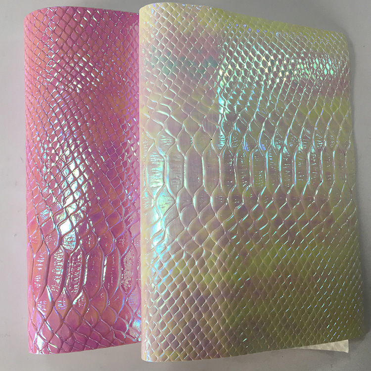Factory Direct Sales of Laser Phantom Snake Pattern Leather 30cm Cut Pieces, Handbags, Bags, Shoe Materials, Decorations and Other Fabrics Factory Direct Sales of Laser Phantom Snake Pattern Leather 30cm Cut Pieces, Handbags, Bags, Shoe Materials, Decorations and Other Fabrics