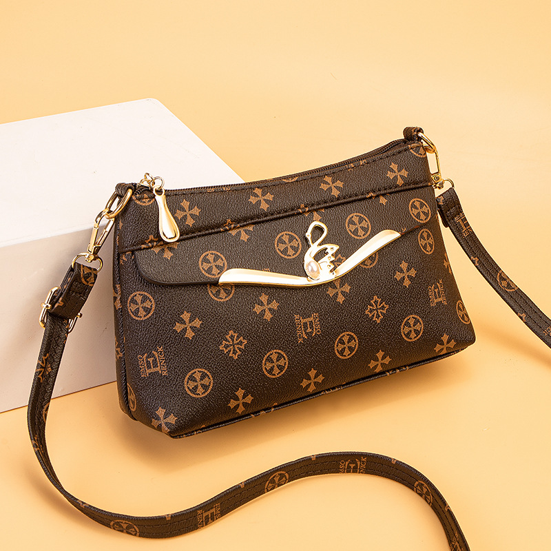 Bolsa de Madre de mediana edad bolsa de mensajero 2022 nueva bolsa de teléfono móvil versátil anciano compras hombro de cuero suave bolsa pequeña