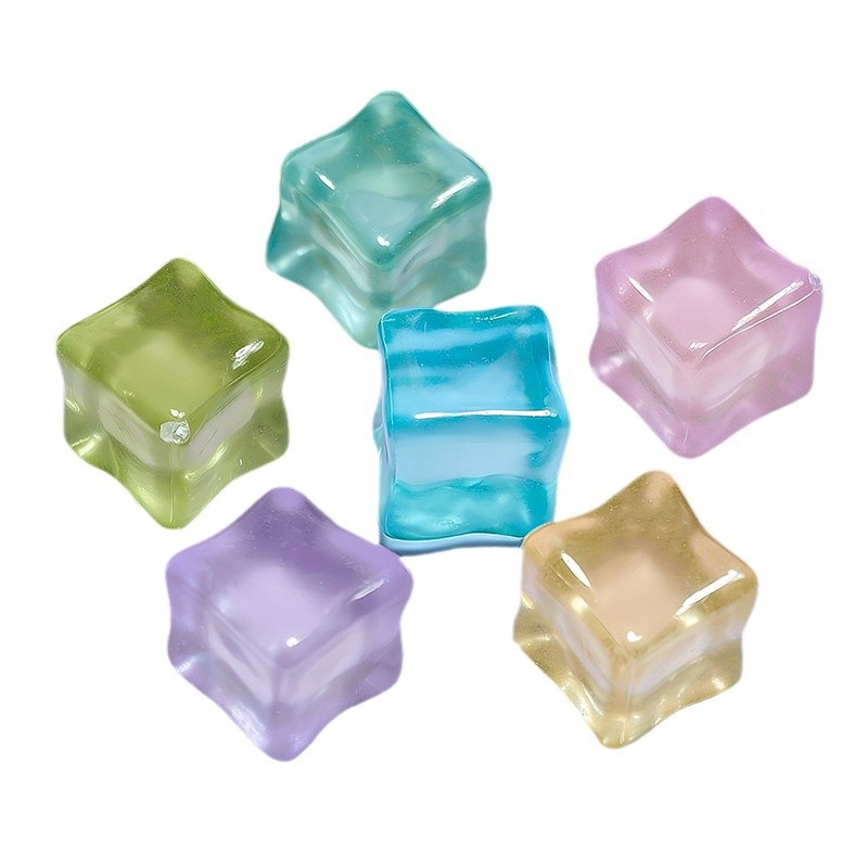 Acrylic luminous ice cube simulation plastic cube transparent…