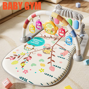 New Baby Foot Piano Fitness Rack Mat Game Blanket Baby Crawling Game Mat Light Music Cross Border Toy