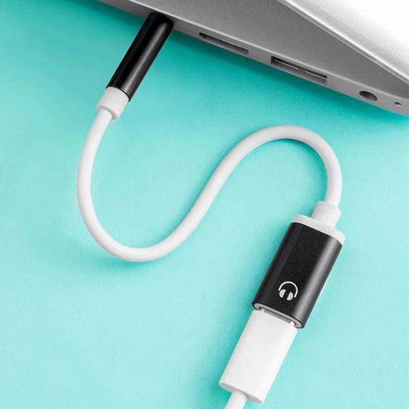Адаптер-кабель для наушников Type-C к круглому 3,5 мм, USB-C женский разъем к аналоговому мобильному телефону адаптер-конвертер