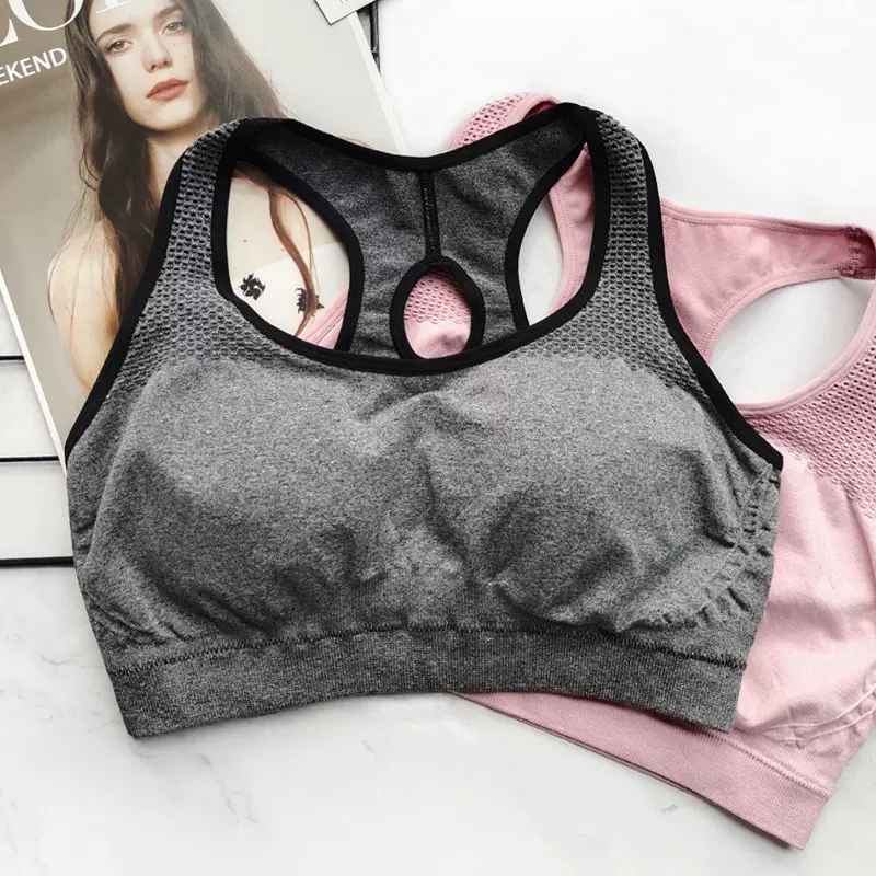 定制美背文胸夏运动跑步健身内衣女专业运动背心防震瑜伽聚拢减震