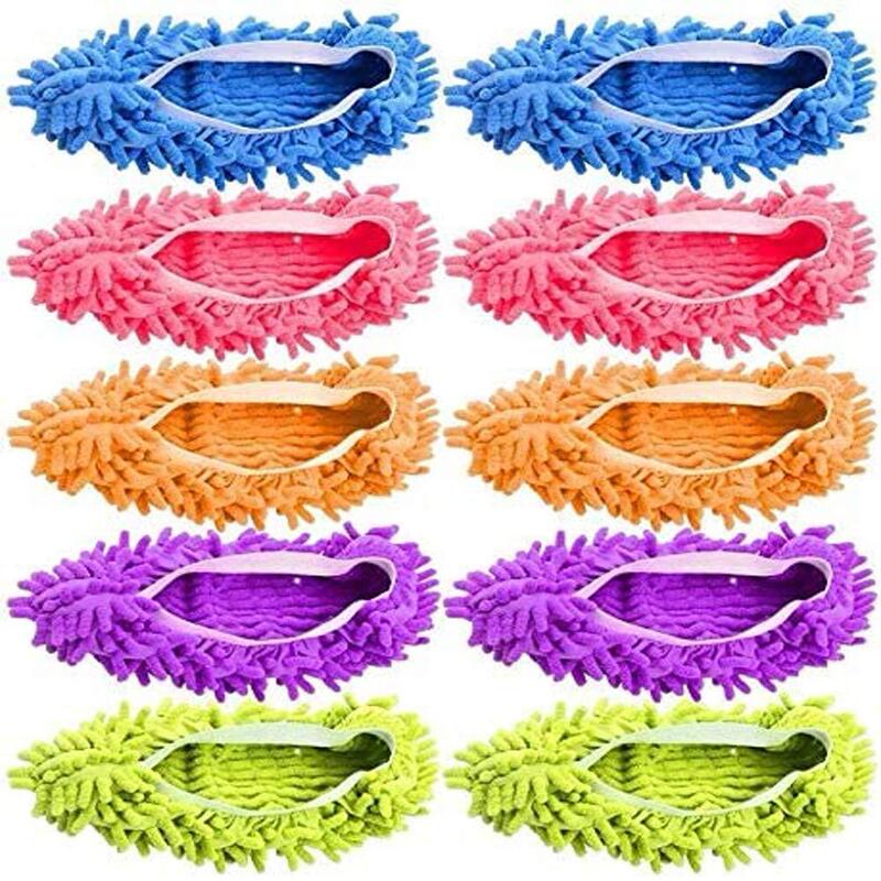 Fine Fiber Mop Slippers Cover Soft Floor Polishing Dust Dirt Hair Sweeping Cleaning Bathroom Kitchen Bedroom Fine Fiber Mop Slippers Cover Soft Floor Polishing Dust Dirt Hair Sweeping Cleaning Bathroom Kitchen Bedroom