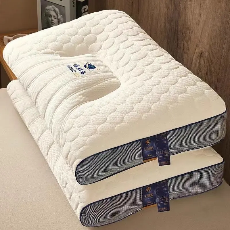 Cloud Cabin Massage Pillow Home Hotel Single Dormitory Student Cervical Spine Pillow Core Latex Pillow Cloud Cabin Pillow