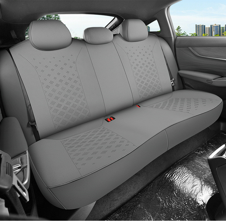 Changan Qiyuan A07 Special Car Seat Cover, Four-Season Universal Seat Cushion, Suede Leather Seat Cushion, Ventilated and Breathable Seat Cover