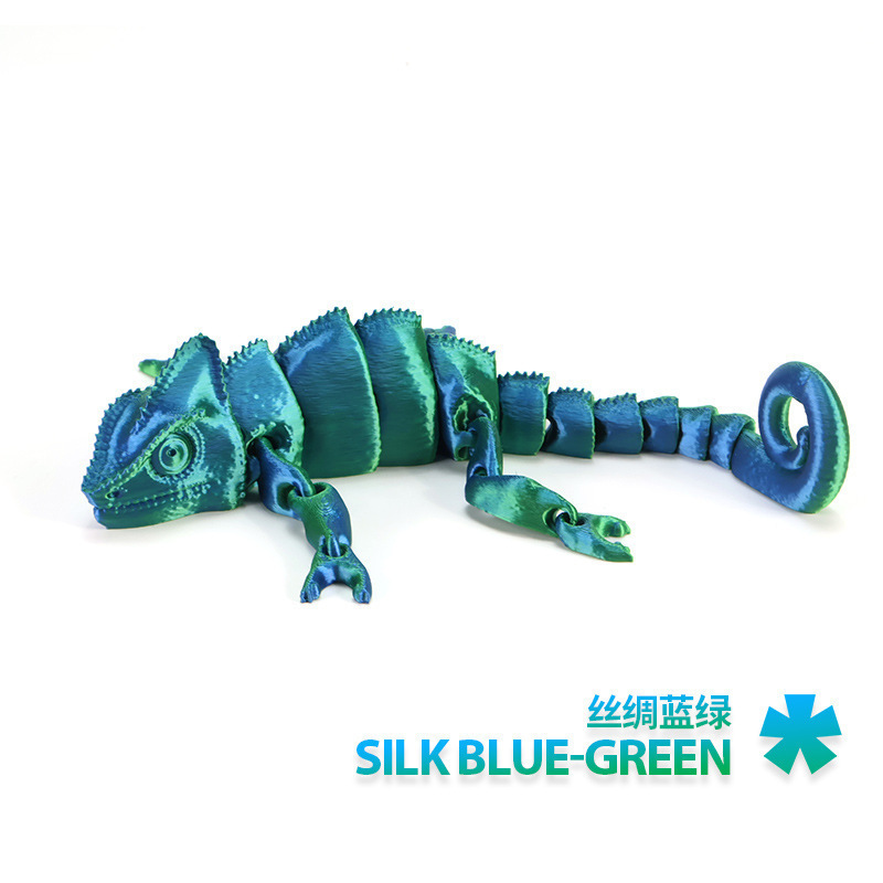 跨境爆款TEMU3D打印龙全身关节可动仿真宠物蜥蜴模型玩具仿真模型|undefined