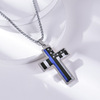 Accessory, pendant suitable for men and women, long necklace hip-hop style, USA, wholesale